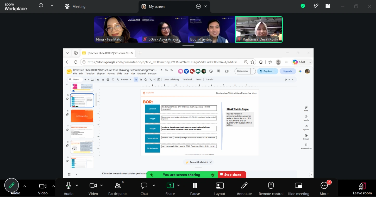 Tiket.com — Stop Over Explaining: Structuring Ideas for Clearer Communication